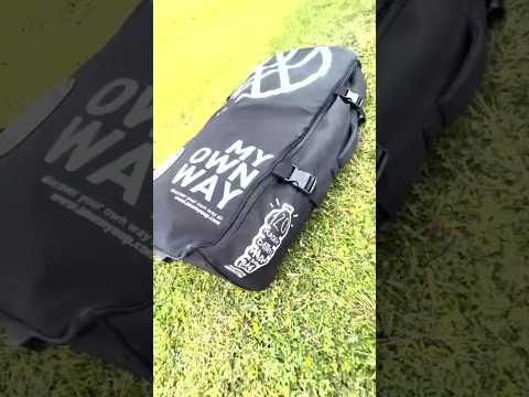 Check out ANOMY’s backpack with wheels for paddle surfing🌊 #paddlesurf #beachlife #backpackonwheels