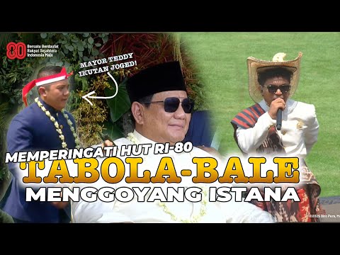 TABOLA BALE GUNCANG ISTANA DI HUT KEMERDEKAAN RI-80