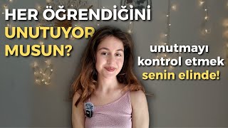 Öğrendiğin Bilgileri Unutup Duruyorsan Bu Videoyu İzle!