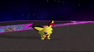 Super Smash Bros. Melee Adventure Mode on Normal with Pichu (Giga Bowser Clear)