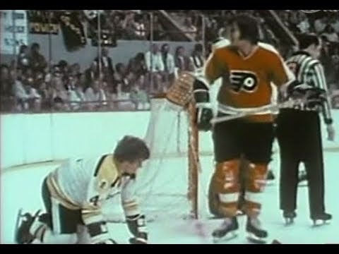 1974 Stanley Cup Final. Boston vs Philadelphia. Game 1