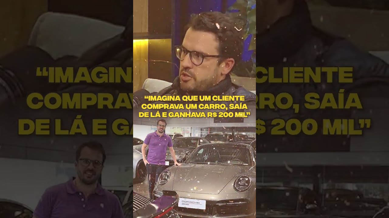 Como era controlar a fila de compradores de Porsche? #shorts