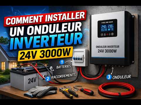 How to install a 24V 3000W inverter