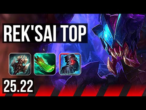 REK'SAI vs RENEKTON (TOP) | 42k DMG, Dominating | KR Grandmaster | 25.22