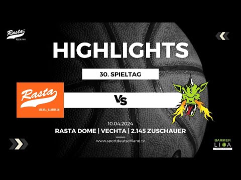 Highlights: RASTA Vechta II - Artland Dragons 88:98 (10.4.24)
