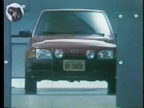 Ford Escort XR3 (1987): Comercial Antigo - Nova Frente (Propaganda Anos 80)