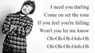 Ed Sheeran SING HD LYRICS...