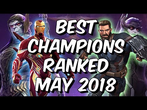 Best Champions Ranked May 2018 - Seatin's Tier List - Marvel Contest Of Champions
