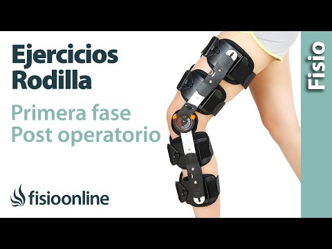 Ejercicios de rehabilitación de la rodilla con artrosis: fase inicial