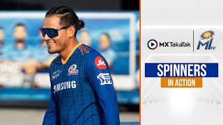 MI spinners in action at the training session | स्पिनर्स का अभ्यास | IPL 2021