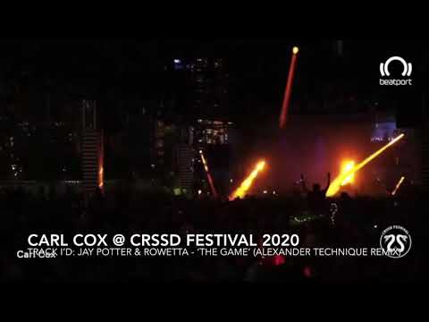 Carl Cox dropping Jay Potter & Rowetta - ‘The Game’ (Alexander Technique Remix) at CRSSD