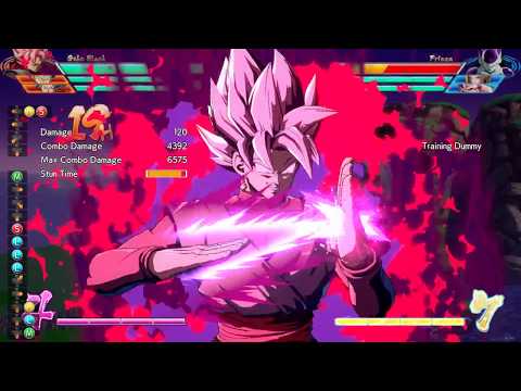 Dragon ball FighterZ: Goku Black BnB 12 Corner 3