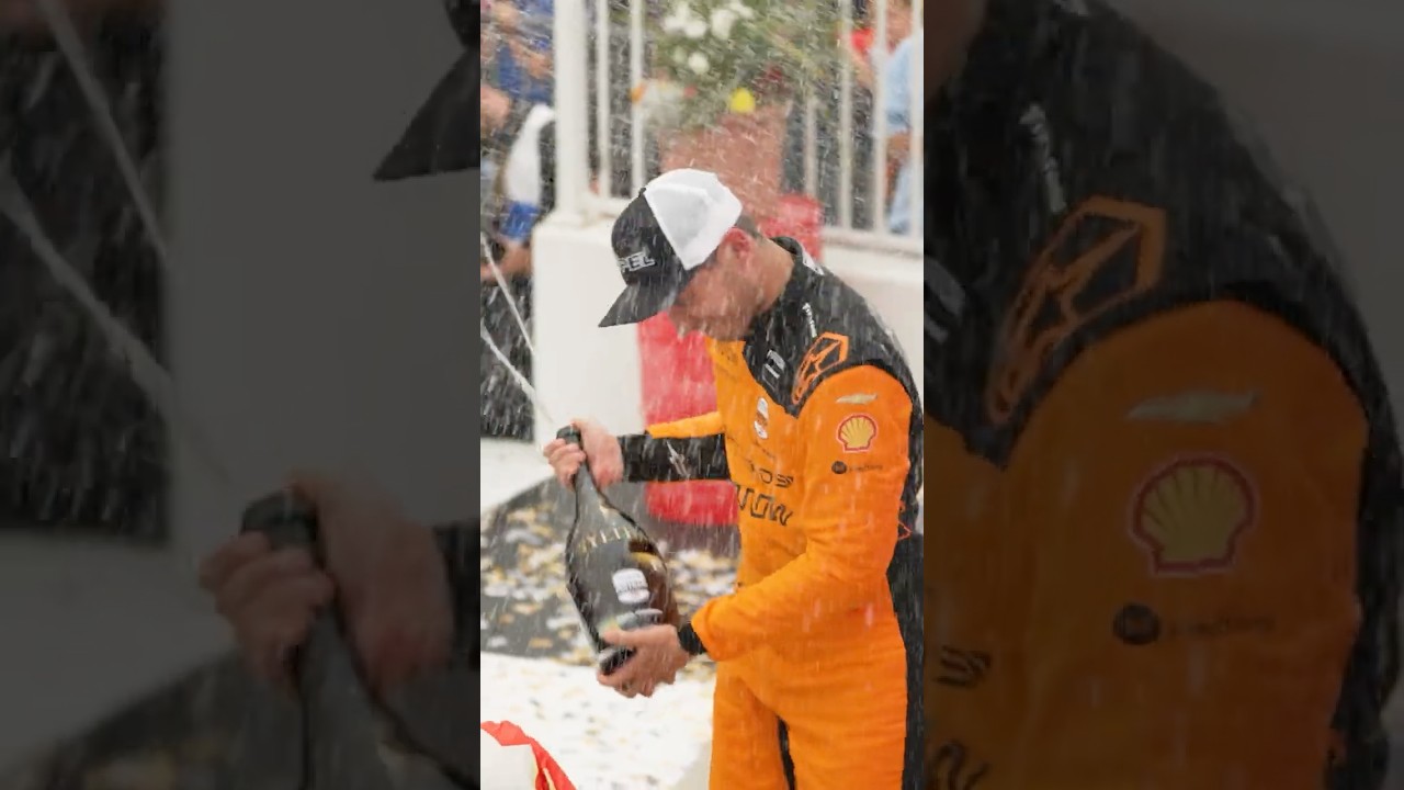 From last to first! 🏁 #indycar #racing #christianlundgaard