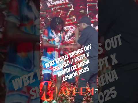 Vybz Kartel brings out Sneakbo  Krept & Konan #VybzKartel #WorlBoss #Sneakbo #KreptAndKonan #O2Arena
