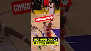 Luka was WRESTLING with KD😭