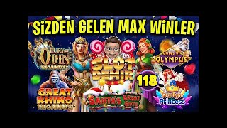 SLOT SİZDEN GELENLER 👑👑 SLOT OYUNLARI REKOR KAZANÇLAR 118 👑👑 #slot #slotoyunları #casino