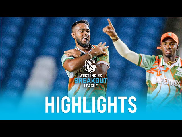 Mckenzie Stars! | Highlights | Leeward Isl Thunder v Windward Isl Infernos | WI Breakout League