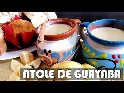 RECETA de ATOLE de GUAYABA(natural) con LECHE y maizena|RECETA fácil ,rápida y muy RICA|NO SE CORTA