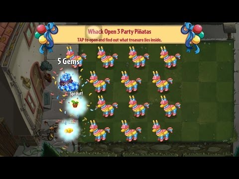 Plants vs. Zombies 2 pinata party 1/30/2017 || pinata party January 30, 2016
