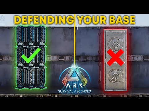 TOP 50 BEST Ways To DEFEND Your Base on ARK: Survival Ascended