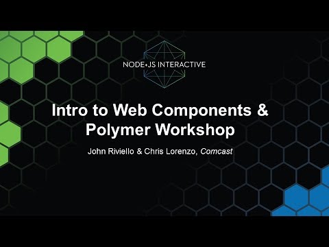 Intro to Web Components & Polymer Workshop