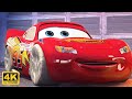 Lightning McQueen Gets A New Paint Job Before The Big Race Cars 2006 Remastered 4K 60FPS