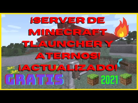 Hugo AR -  How to create a FREE server with MODS in TLAUNCHER Minecraft?  UPDATED 2021