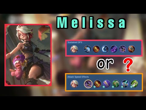 Melissa Best Item Build and Emblem Build