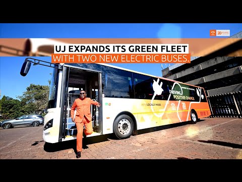 🚌 UJ Expands its Green Fleet with two new Electric Buses