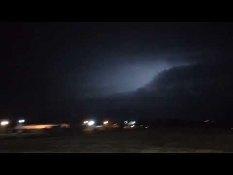 Awesome storm chase in Denton TX 2/21/2022