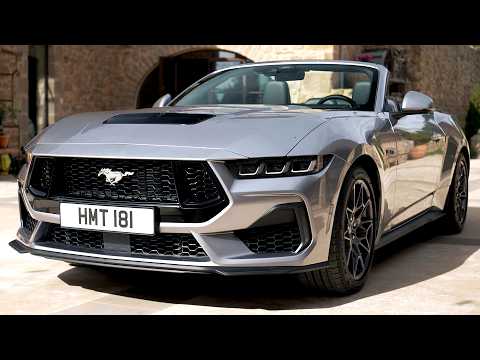 New 2025 Ford Mustang GT Convertible -  Interior | Sound Exhaust | Drive
