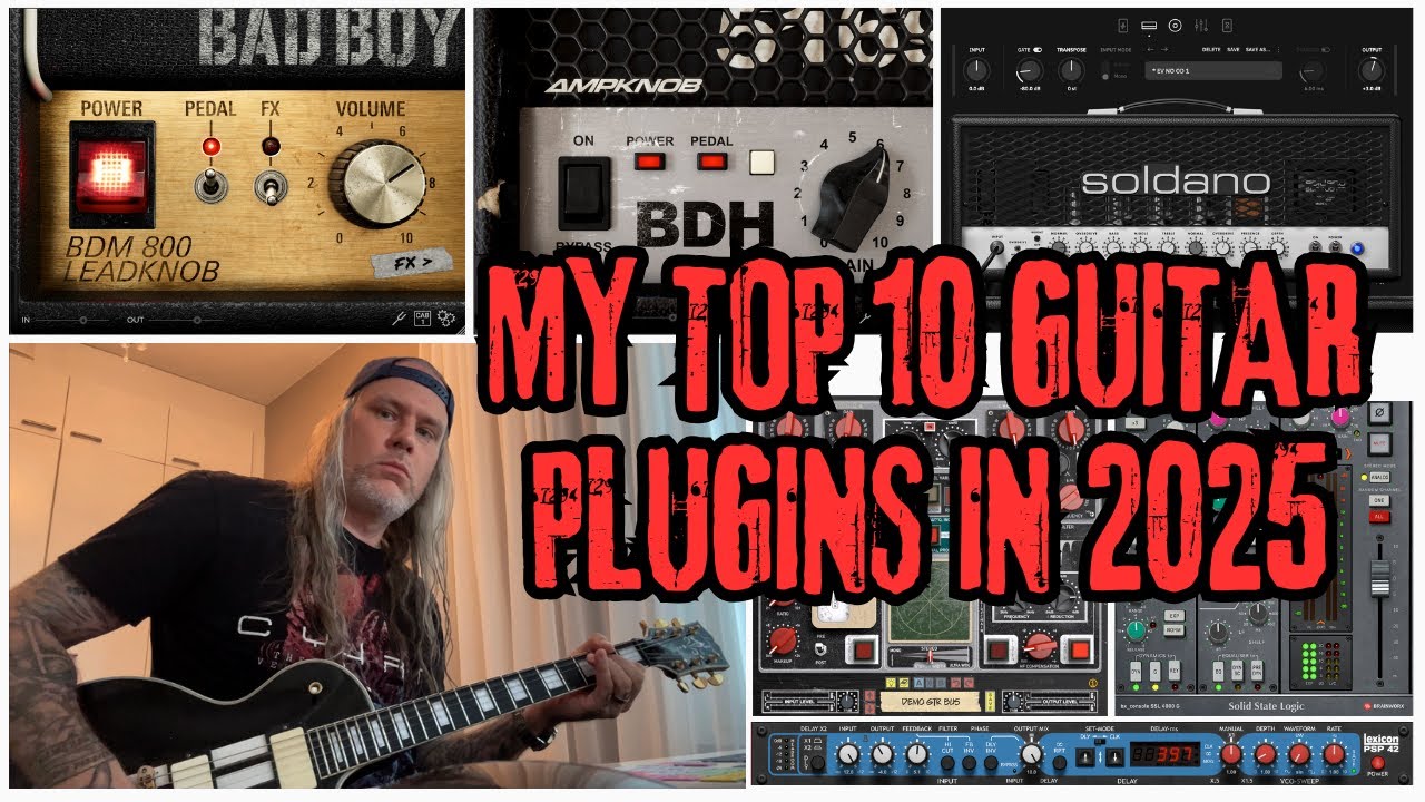 Euge Valovirta’s Top 10 Guitar Plugins in 2025