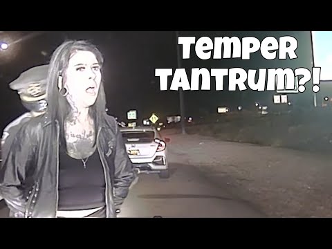 Entitled Woman Throws Temper Tantrums Trying to Get Out of Arrest