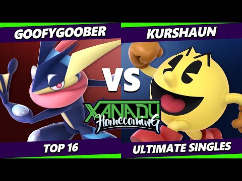 Homecoming 500 - GoofyGoober (Greninja) Vs. Kurshaun (Pac-Man) Smash Ultimate - SSBU