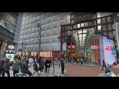 Osaka Shinsaibashi Live Camera in front of Uniqlo - 大阪心斎橋 ライブカメラ ユニクロ前