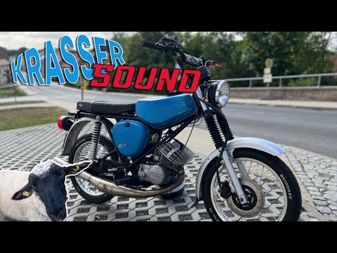 Simson S51 mit 85CCM! Krasser 2-Takt Sound! | FuelTrottel