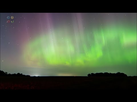 Vivid Auroras Borealis #northernlights Over Minnesota from Geomagnetic Storm