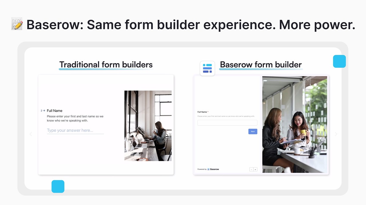 Baserow Form Builder: Best Form Builder for Database Workflows and Typeform Alternative