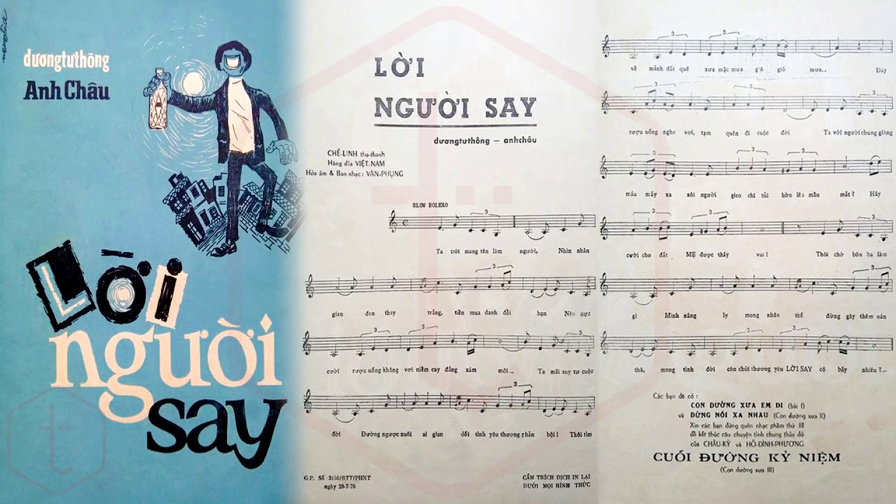 Tờ Nhạc Xưa Trước 1975