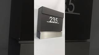 Mini SET: Číslo na dom + Poštová schránka NERO + AKCIA Gravír mien ZADARMO