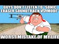 Making A Beat At 11 PM Sonic Eraser