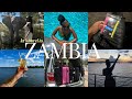 ZAMBIA VLOG 🌴 | victoria falls, luxury hotel, creators connect, safari, zambezi cruise + more!! ✨
