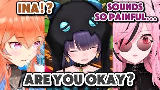 Calli and Kiara Worried about Ina's Condition, Why Kiara Set The Server for Limited Time Only