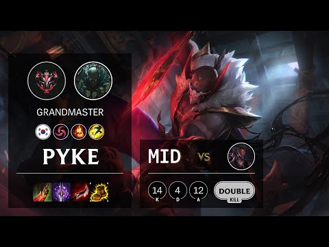 Pyke Mid vs Lucian - KR Grandmaster Patch 10.20
