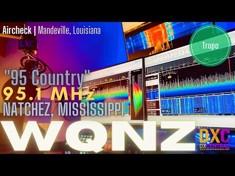 95.1 | WQNZ | 95 Country | Natchez, MS | Mandeville FM Airchecks | Tropo