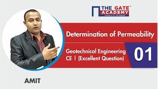 Determination of Permeability -01 | Geotechnical Engineering | Excellent question | GATE Sol | CE
