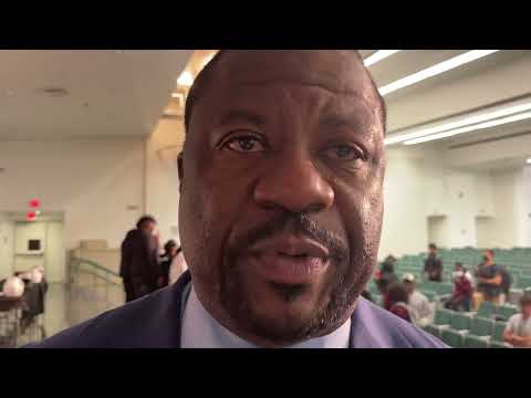 Miami Central Coach Roland Smith talks about LB Wesley Bissainthe after his signing with Miami