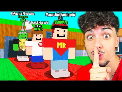 HO RICEVUTO IL MIO BRAINROT PERSONALE E QUELLO DEI MIEI AMICI su ROBLOX STEAL  A BRAINROT!