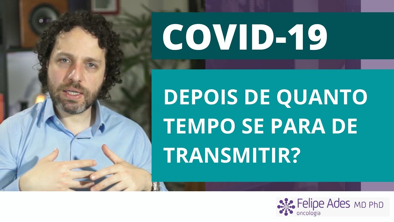 COVID | Depois de quanto tempo de infecção a pessoa para de transmitir?