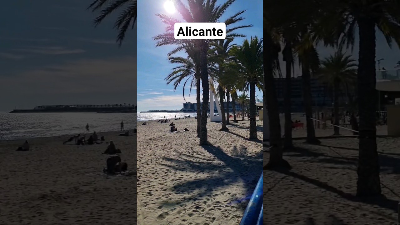 🏖 Playa del Postiguet #plaża #hiszpania #alicante ...